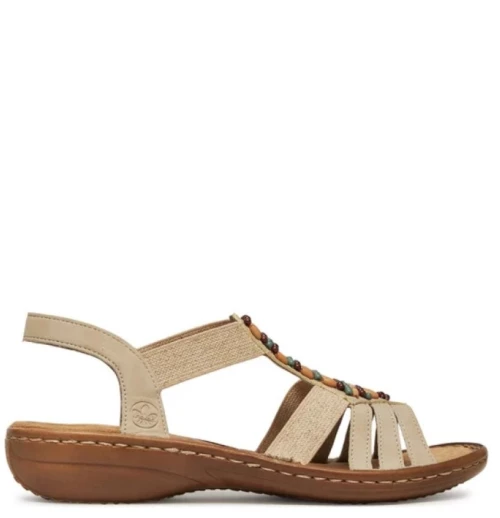 Rieker 60851-62 Σανδάλι Μπεζ
