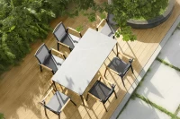 Aspen/D7-Anthracite Dining Set