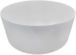 Τραπέζι Misty 04-1403 Φ90x41cm Light Grey
