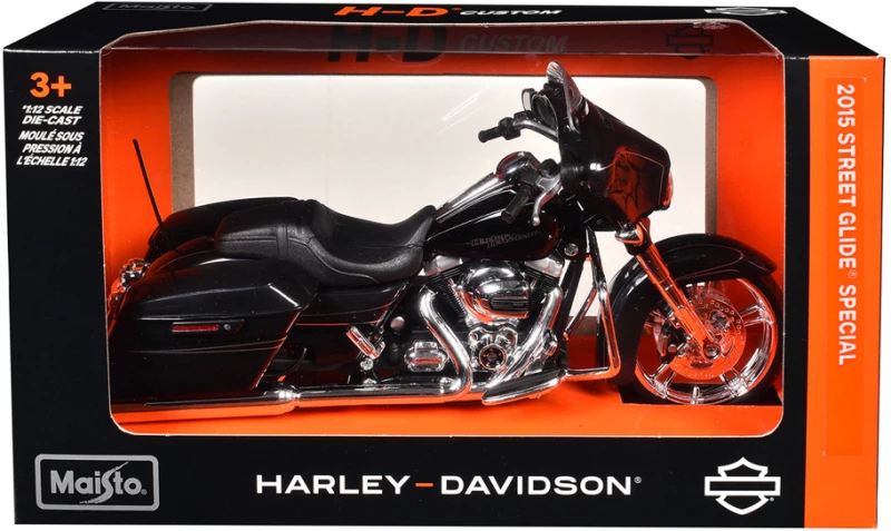 MAISTO 1:12 H-D MOTORCYCLES 2015 STREET GLIDE SPECIAL BLACK (#48/32328)