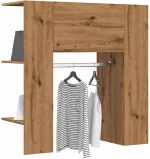vidaXL Ντουλάπι διαδρόμου Δρυς τεχνίτης 97,5x37x99 cm Ξύλο μηχανής