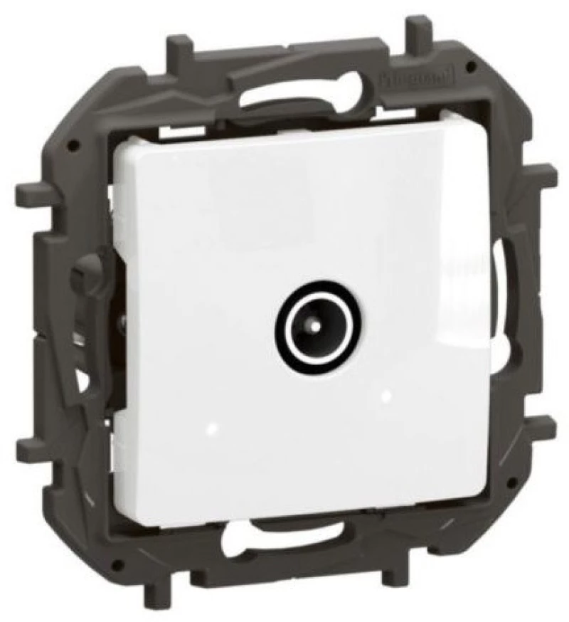 Πρίζα TV διέλευσης Niloe NP λευκή NP4102WH Legrand NP4102WH