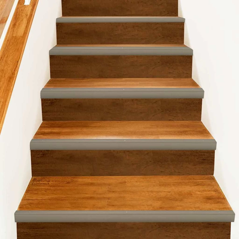 vidaXL Προστατευτικά ακμών σκάλας 30 pcs Μπρονζέ 67 x 3.5 x 3 εκ.