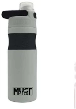 Παγούρι Θερμός Ανοξείδωτο Must Team 500ml Μαύρο/Άσπρο