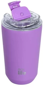 Ecolife Κούπα Θερμός Ανοξείδωτο 360ml Pure Purple