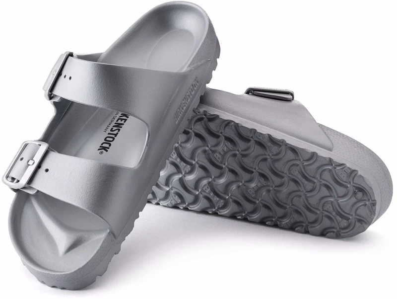 BIRKENSTOCK ARIZONA EVA METALLIC SILVER NARROW (1003491) (1003491)