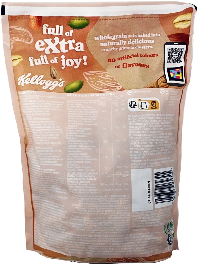 Kellogg's Extra Nuts & Seeds 400g