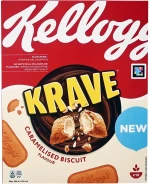 Kellogg's Krave Caramelised Biscuit 375g