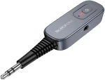 Borofone BC51 Clear Way Aux Δέκτης Πομπός Ήχου Bluetooth Γκρι