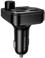Borofone BC61 Ocean FM Transmitter Bluetooth 5.4 Αυτοκινήτου 45W με USB-C PD & USB-A QC Μαύρο