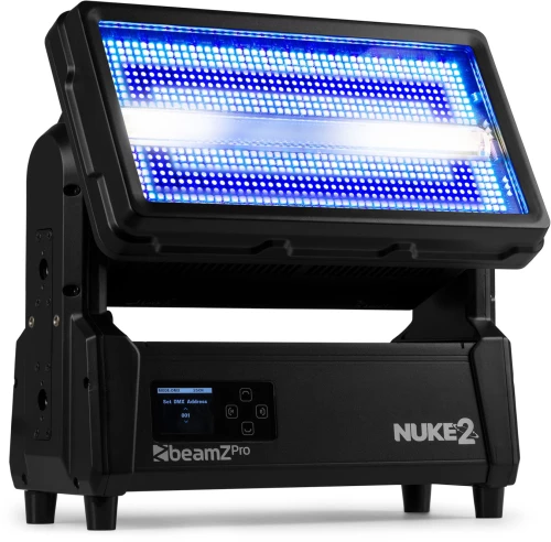 BeamZPro NUKE2 - Motorized LED Strobe & Wash IP65 RGB
