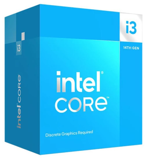 INTEL CPU Core i3-14100F, 4 Cores, 3.50GHz, 12MB Cache, LGA1700