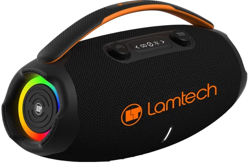 LAMTECH WIRELESS V5.3 STEREO PARTY BOX 60W BLACK ORANGE
