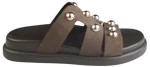 RACHAEL SANDAL- BROWN 100% Δερμάτινα