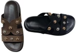 RACHAEL SANDAL- BROWN 100% Δερμάτινα