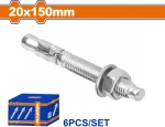 Wadfow WDQ2567 Βισματα Μεταλλικα Γαλβ Express 20 Χ 150 6τεμ