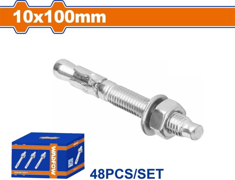 Wadfow Wdq2534 Βισματα Μεταλλικα Γαλβ Express 10 Χ 100 48τεμ