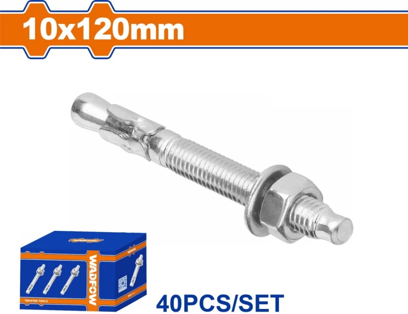 Wadfow Wdq2535 Βισματα Μεταλλικα Γαλβ Express 10 Χ 120 40τεμ