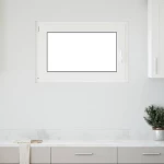 Παράθυρο Κάτω Στρώματος RISOR Λευκός 90 x 60 cm PVC και Γυαλί |42047247