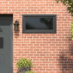 Παράθυρο Κάτω Στρώματος RISOR Ανθρακί 110 x 70 cm PVC και Γυαλί |42047301