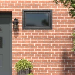 Παράθυρο Κάτω Στρώματος RISOR Ανθρακί 90 x 60 cm PVC και Γυαλί |42047328