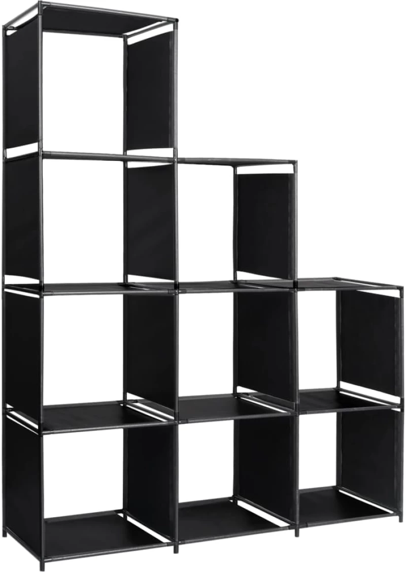 vidaXL Ραφιέρα Σκάλα Προβολής 130 x 45 x 170 εκ. Υφασμάτινη