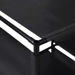 vidaXL Ραφιέρα Σκάλα Προβολής 130 x 45 x 170 εκ. Υφασμάτινη