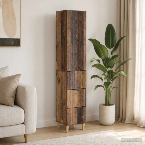 Σέτ Ντουλαπιών 2 pcs 33 x 34,5 x 90 εκ Επεξεργασμένο Ξύλο |3416572