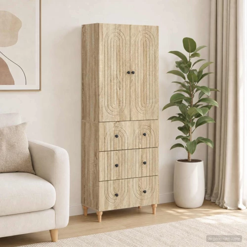 Σέτ Ντουλαπιών 2 pcs 66 x 34,5 x 90 εκ Επεξεργασμένο Ξύλο |3416459