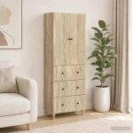 Σέτ Ντουλαπιών 2 pcs 66 x 34,5 x 90 εκ Επεξεργασμένο Ξύλο |3416459