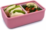 Melii – Bento Σιλικόνης 2 Θέσεων 700ml Blush/Berry