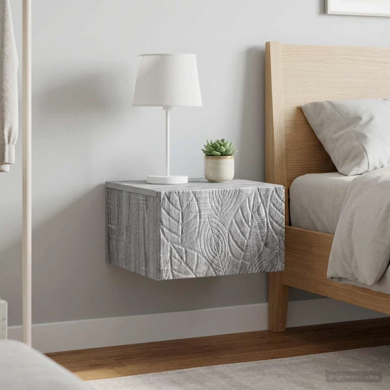 Τραπεζάκι Τοίχου 2 pcs Γκρι Sonoma 34,5 x 33 x 20 εκ. |898778