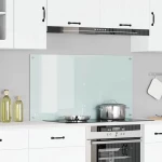 Πίσω Πάνελ Κουζίνας Λευκό 110 x 60 cm σκληρυμένο γυαλί |42001288