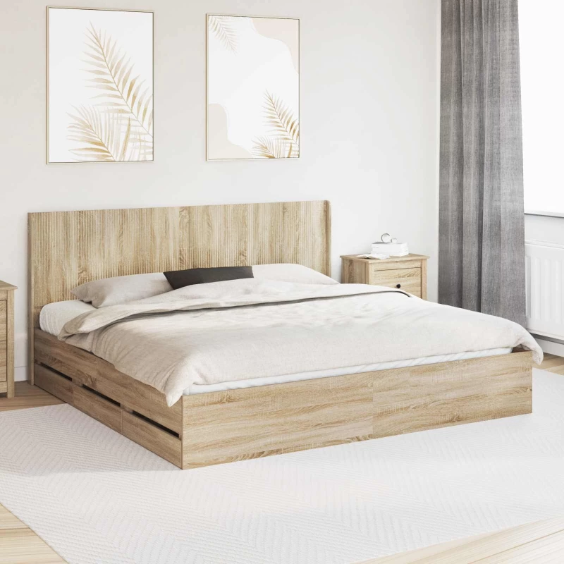 Καλάθι με αποθήκη και κεφαλάρι Sonoma Δρυς 200 x 200 cm |3413919