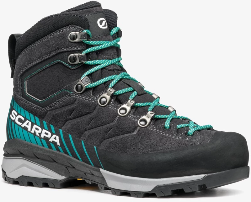 Scarpa MESCALITO TRK GTX WOMAN, 37.5, Dark Anthracite - Tropical Green