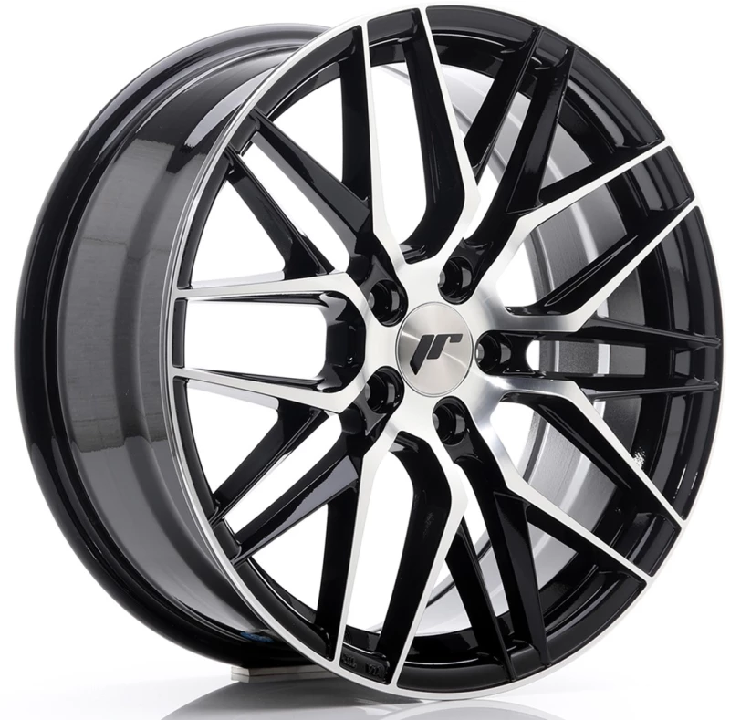 JR Wheels JR28 18x7,5 ET40 5x112 Gloss Black Machined Face