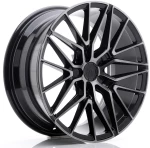 JR Wheels JR38 18x8 ET42 5x112 Black Brushed w/Tinted Face