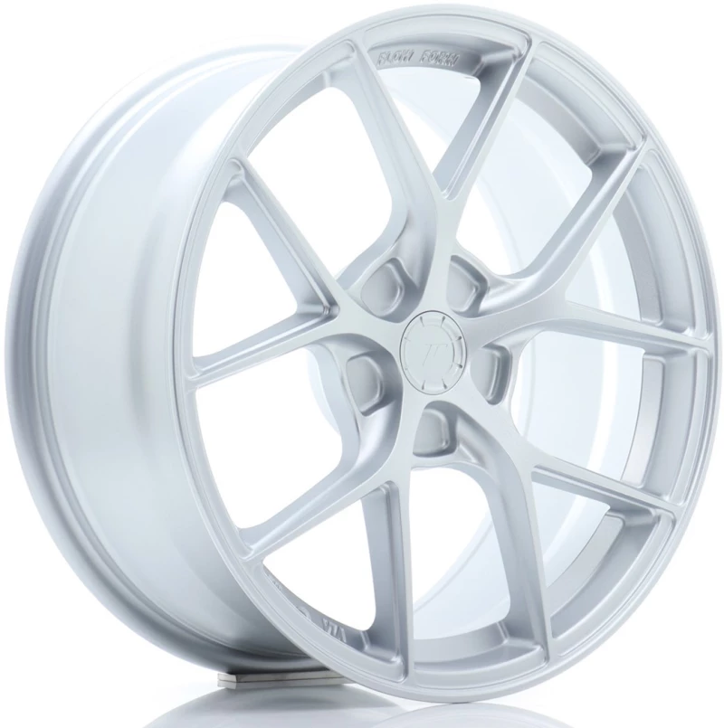 JR Wheels SL01 18x8 ET20-40 5H BLANK Matt Silver