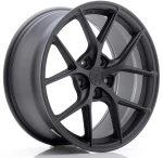 JR Wheels SL01 18x8 ET40 5x112 Matt Gun Metal