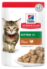Hill’s Science Plan Kitten Υγρή Τροφή με Γαλοπούλα 85gr (Φακελάκι)