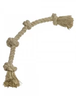 Παιχνίδι, Σχοινί με 4 Κόμπους Νobby Rope Sisal-Cotton-Mix 60cm