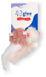 Παιχνίδι Γάτας Glee Sheepskin Mice Twins με Catnip 6,5x4cm