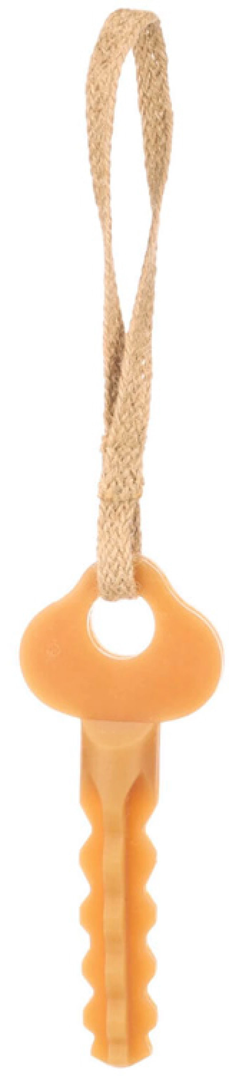 Παιχνίδι Σκύλου Flamingo Guma Rubber Key with Rope 33x6,5x2,6cm Καφέ