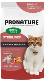 Ξηρά Τροφή Pronature Cat Adult Sterilised Basic 30/12 1,5kg