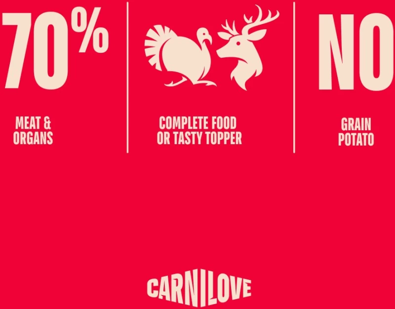 Carnilove Dog Pouch Pate Turkey & Quail with Carrot 300gr
