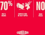 Carnilove Dog Pouch Pate Turkey & Quail with Carrot 300gr