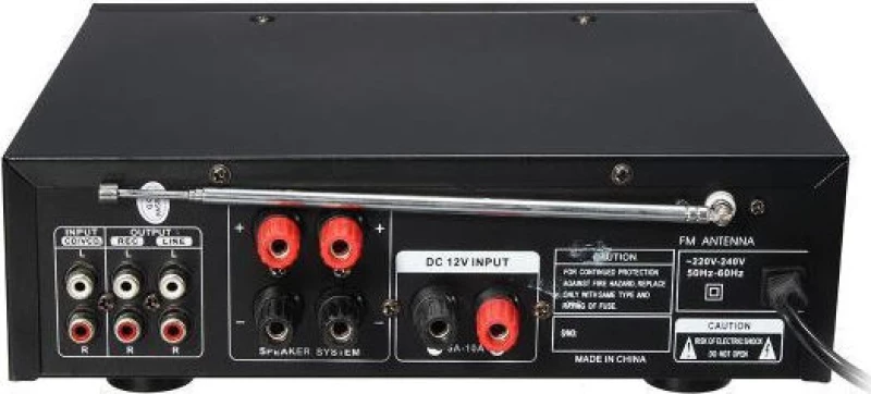 Ενισχυτής με λειτουργία Karaoke σε Μαύρο Χρώμα BT-266