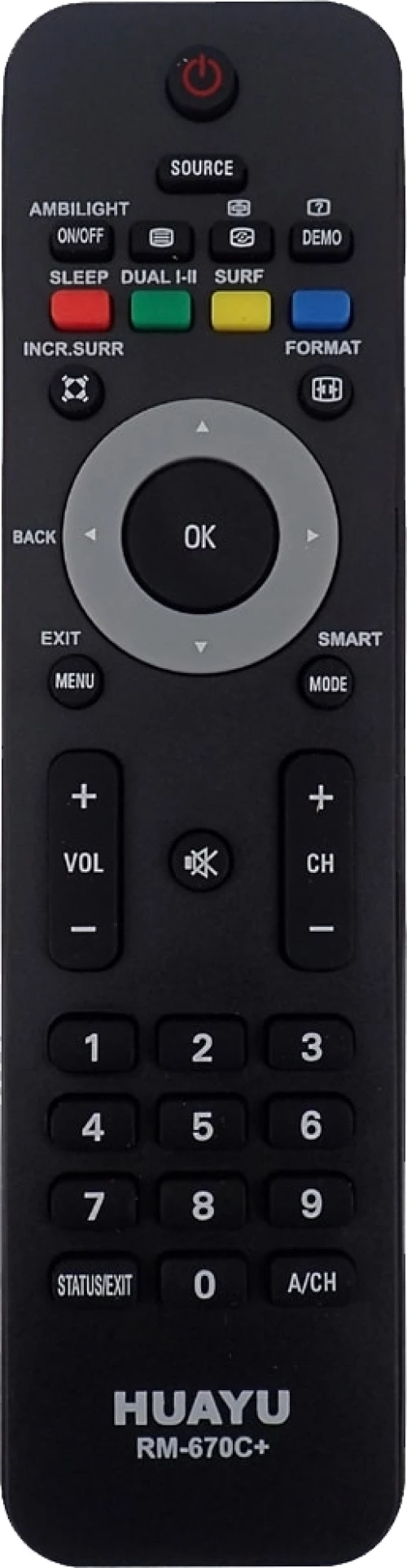 Huayu RM-670C+ (για τηλεοράσεις Philips)