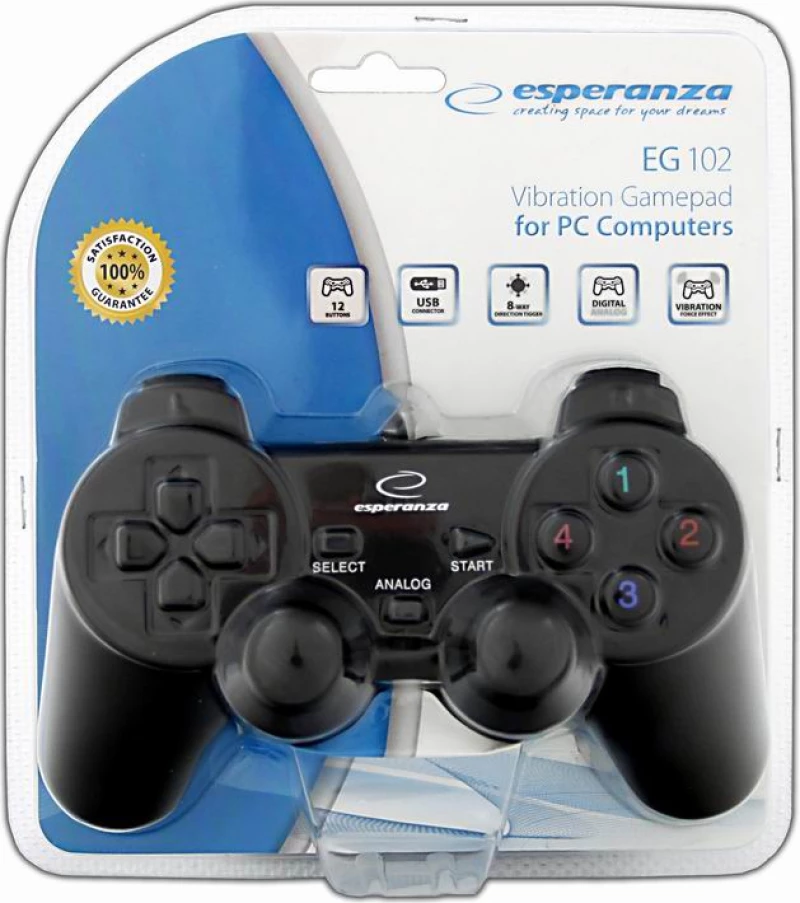 Esperanza Vibration Gamepad USB Warrior PC/PS3