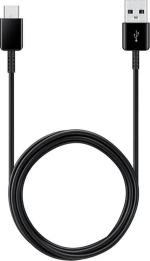 Samsung Regular USB 2.0 Cable USB-C male - USB-A male Μαύρο 1.5m (EP-DG930MBEGWW)